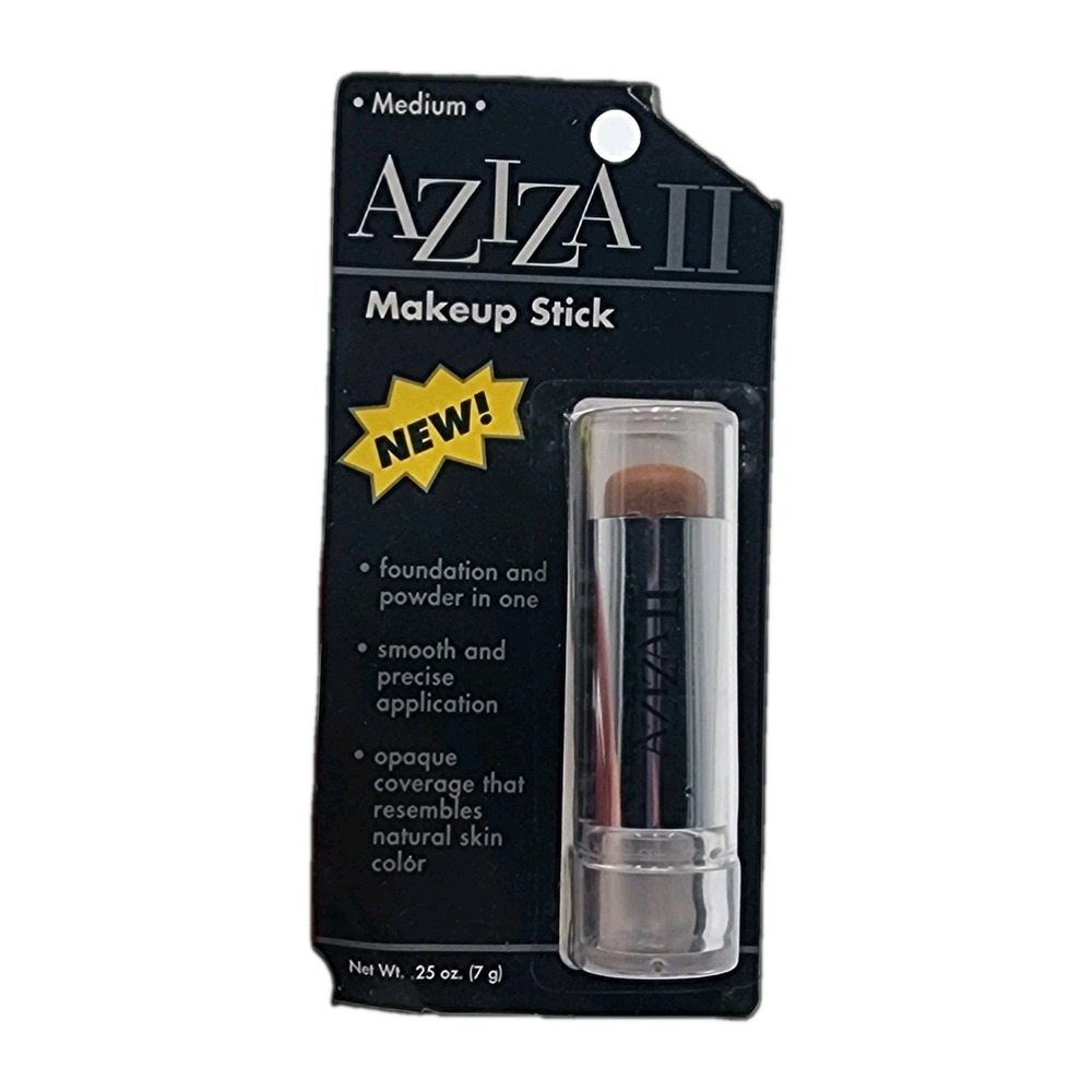 Aziza II Makeup‎ Stick Medium Foundation And Powder 70067 .25 oz New Old Stock